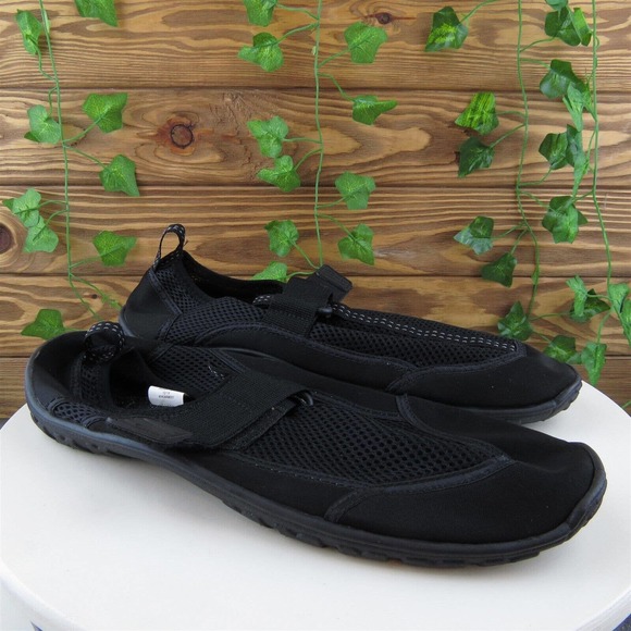 Northside Men Sneaker Shoes Black Hook & Loop Size 13 Medium (D, M) - Picture 4 of 10